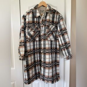 Mexx Shacket size US M. Tan/Brown